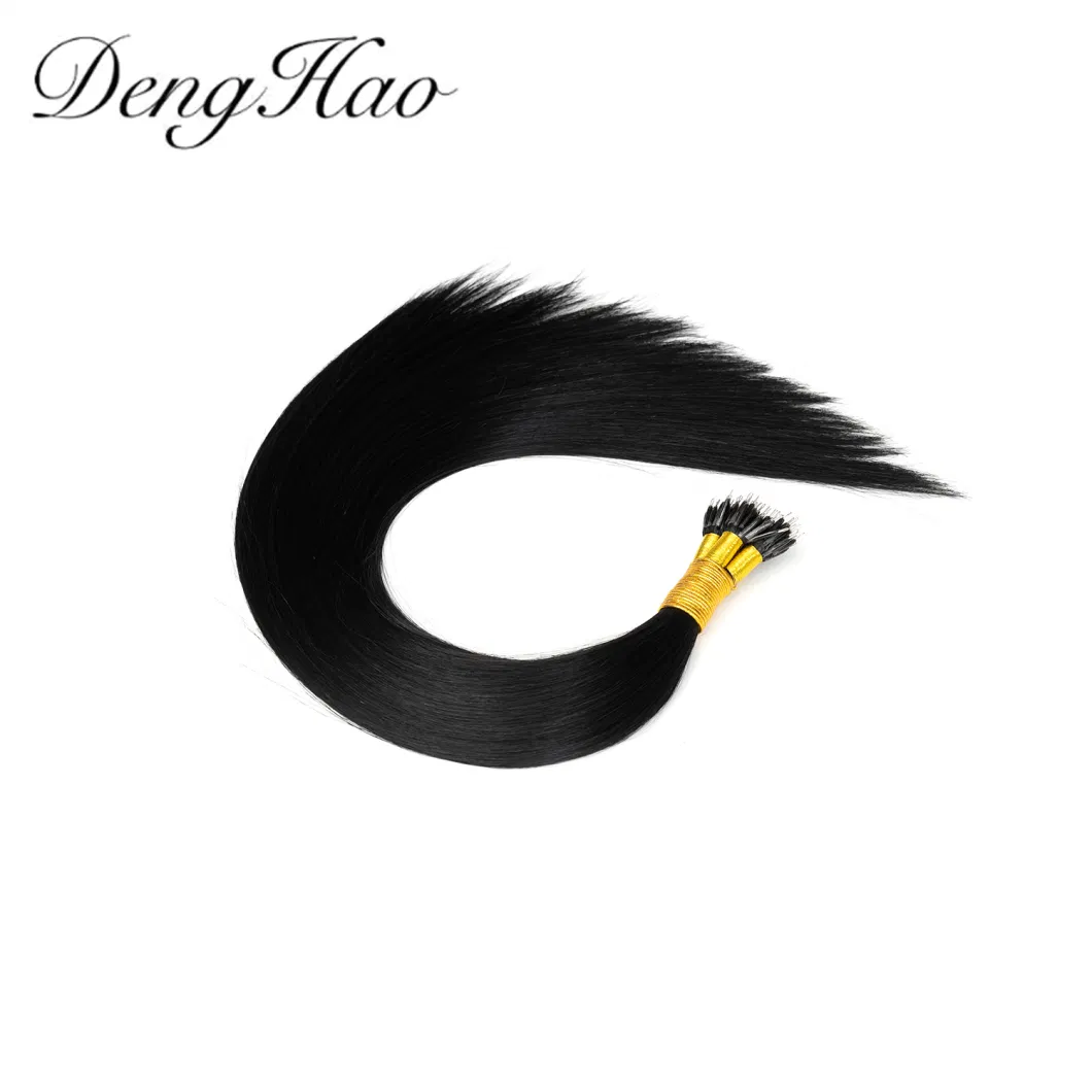 Nano Ring Hair Extensions Silk Straight Thick Hair End