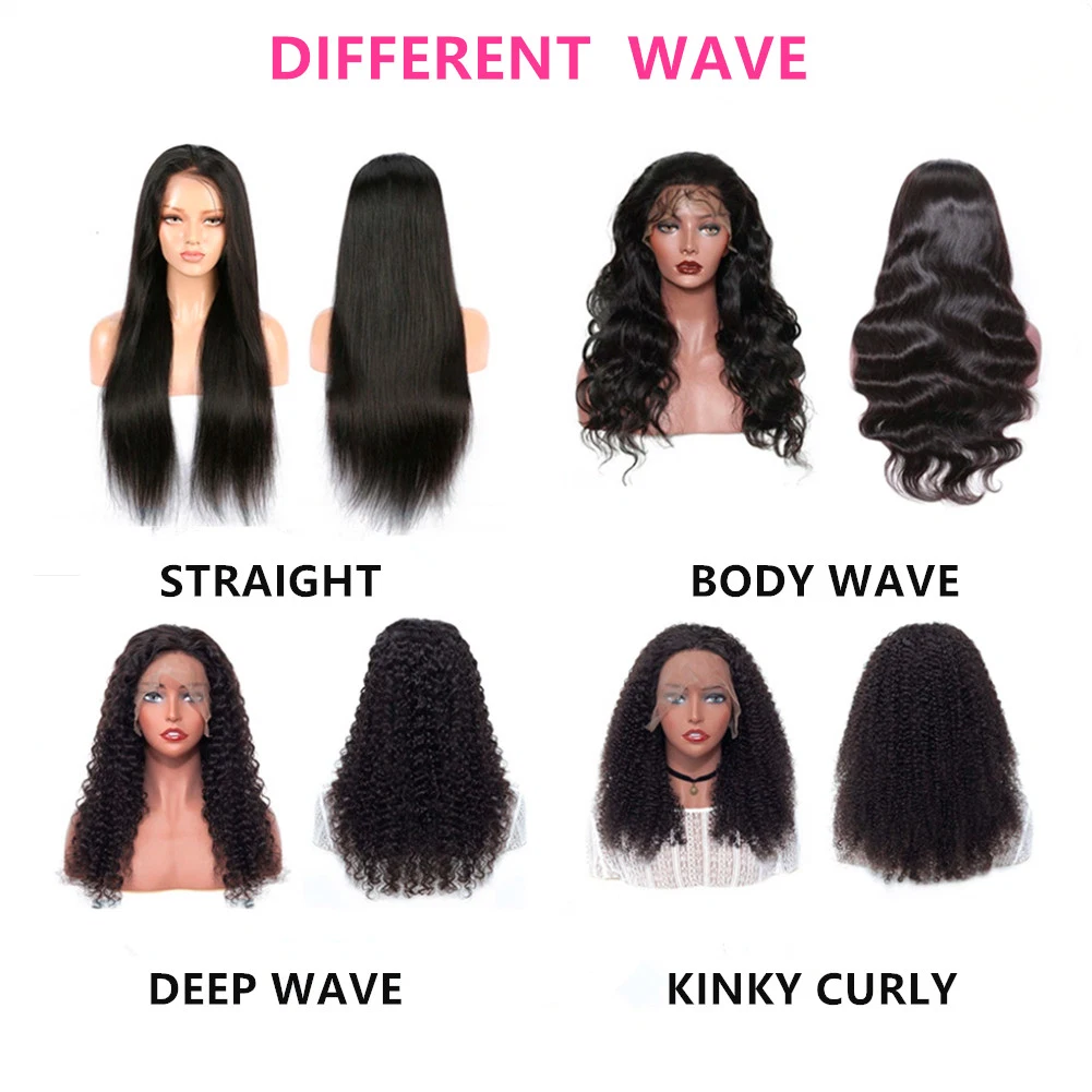 150% Density HD 13*4 Lace Remy Human Hair for Black Women Wholesale Brazilian Virgin Hair Transparent Lace Frontal Wig